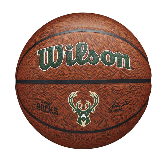Basketbalová lopta Wilson NBA Team Alliance Composite Milwaukee Bucks (veľkosť 7)
