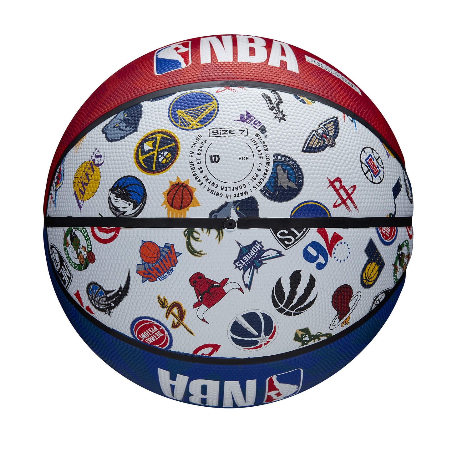 Wilson NBA All Team Basketball Red/White/Blue (sz. 7)