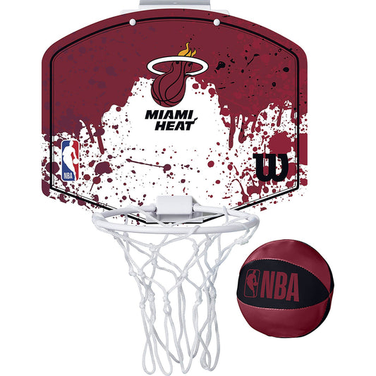 Wilson NBA Team Mini Hoop Miami Heat