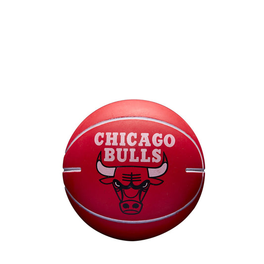 Basketbalová lopta Wilson NBA Dribbler Basketball Chicago Bulls (super mini) červená