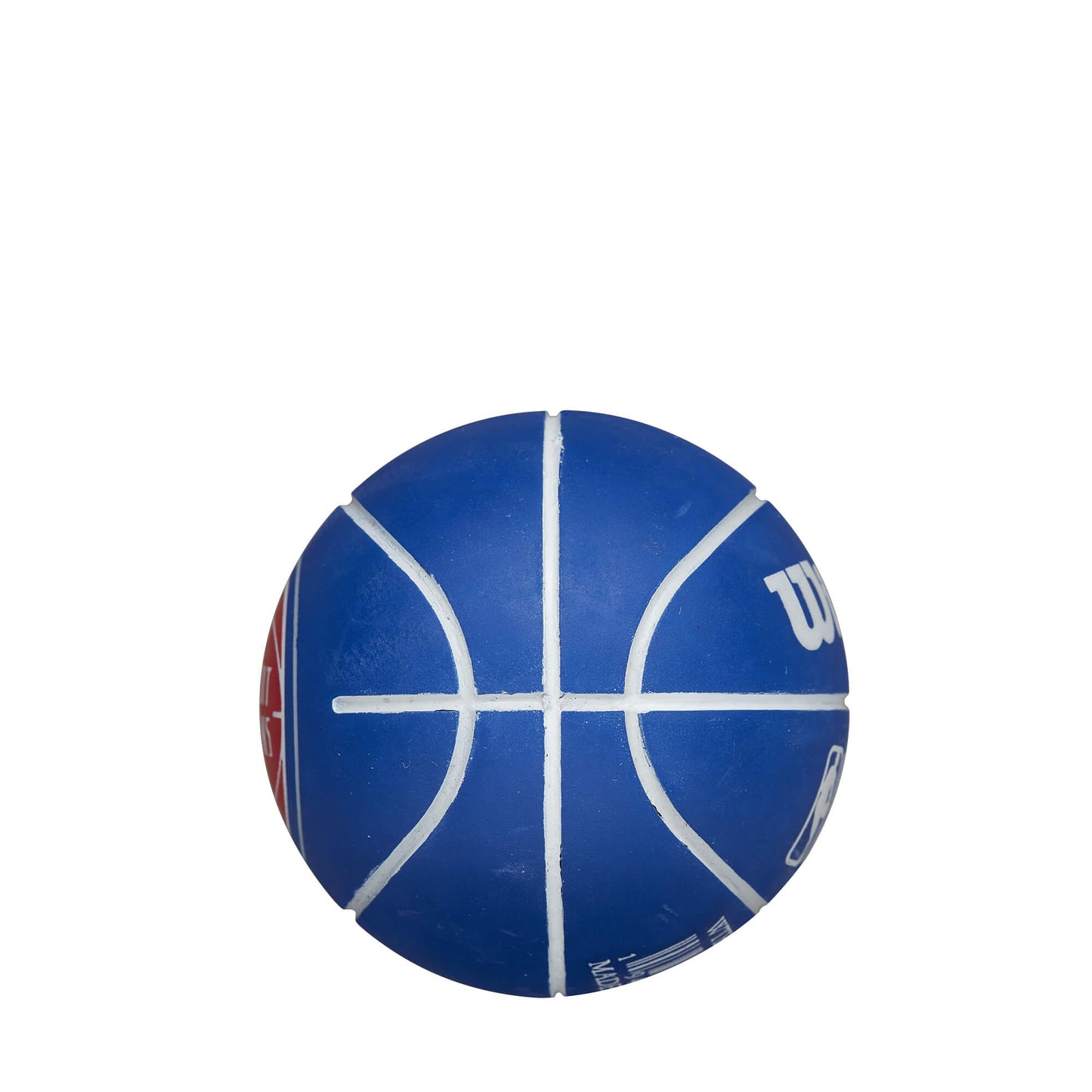 Basketbalová lopta Wilson NBA Dribbler Basketball Detroit Pistons (super mini) modrá