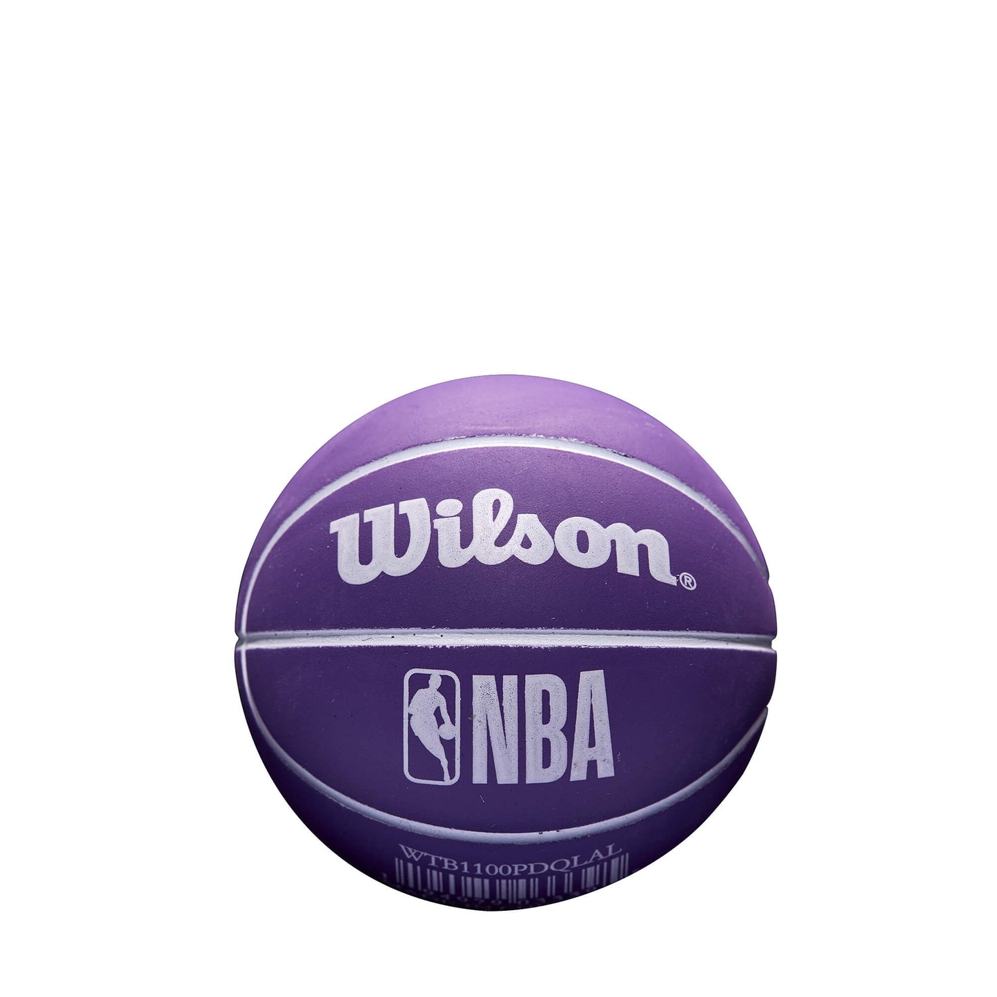 Basketbalová lopta Wilson NBA Dribbler Basketball Los Angeles Lakers (super mini) fialová