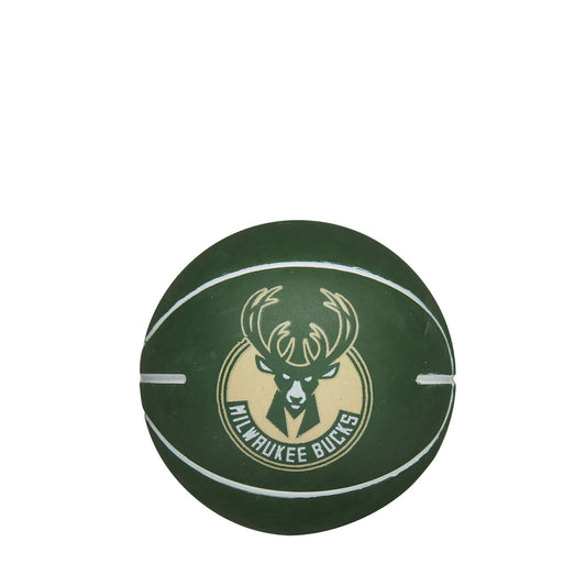 Basketbalová lopta Wilson NBA Dribbler Basketball Milwaukee Bucks (super mini) zelená