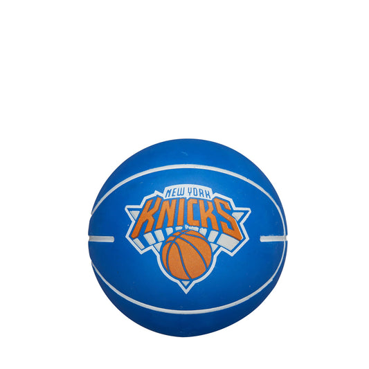 Basketbalová lopta Wilson NBA Dribbler Basketball New York Knicks (super mini) modrá