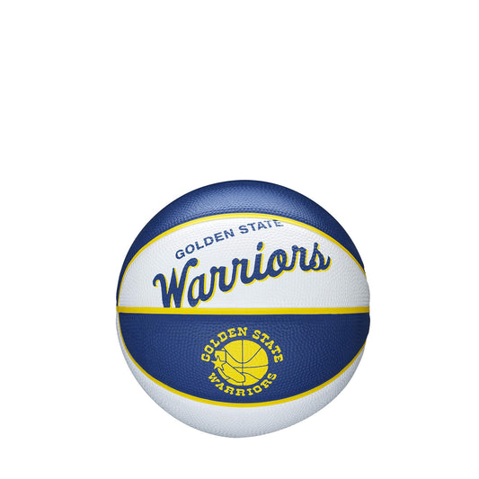 Basketbalová lopta Wilson NBA Team Retro Mini Golden State Warriors (veľkosť 3)