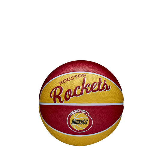 Wilson NBA Team Retro Mini Basketball Houston Rockets (sz. 3)