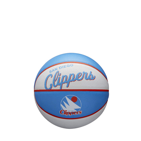 Basketbalová lopta Wilson NBA Team Retro Mini Los Angeles Clippers (veľkosť 3)