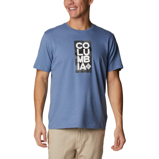 Columbia Columbia Trek™ Logo Short Sleeve Blue