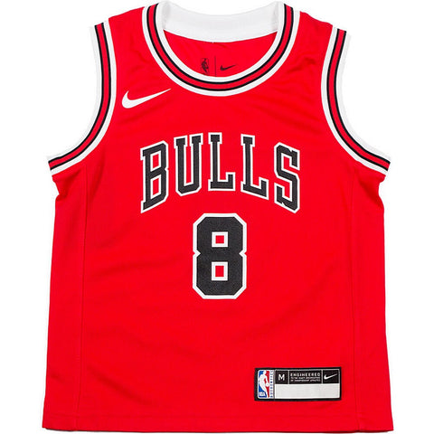 Nike Kids 0-7 Icon Replica Jersey Chicago Bulls - Lavine Zach Red (Pre Deti 4-7 Rokov)