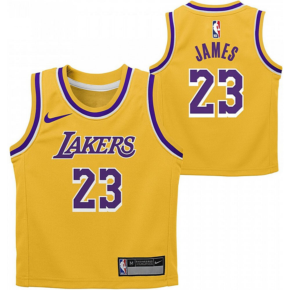Nike Kids 0-7 Icon Replica Jersey Los Angeles Lakers - James Lebron Yellow (Pre Deti 4-7 Rokov)