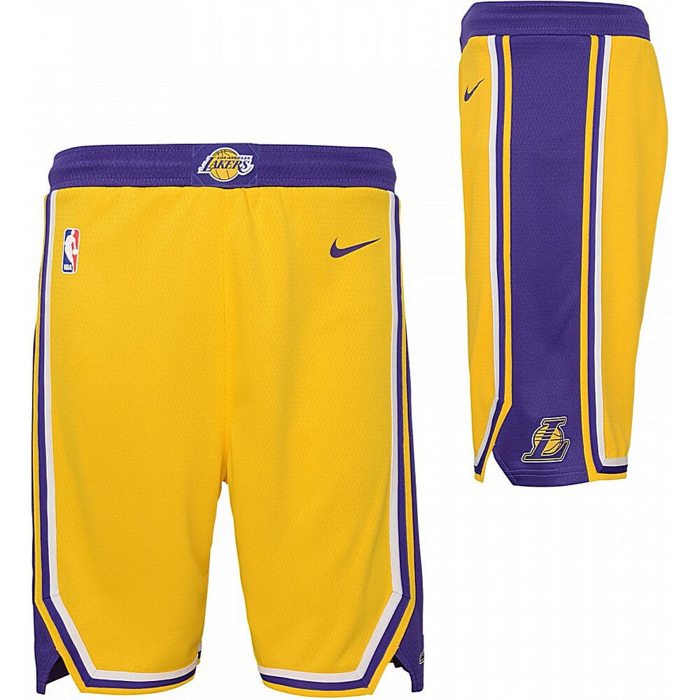 Nike Kids 0-7 Icon Replica Short Los Angeles Lakers Yellow (Pre Deti 4-7 Rokov)
