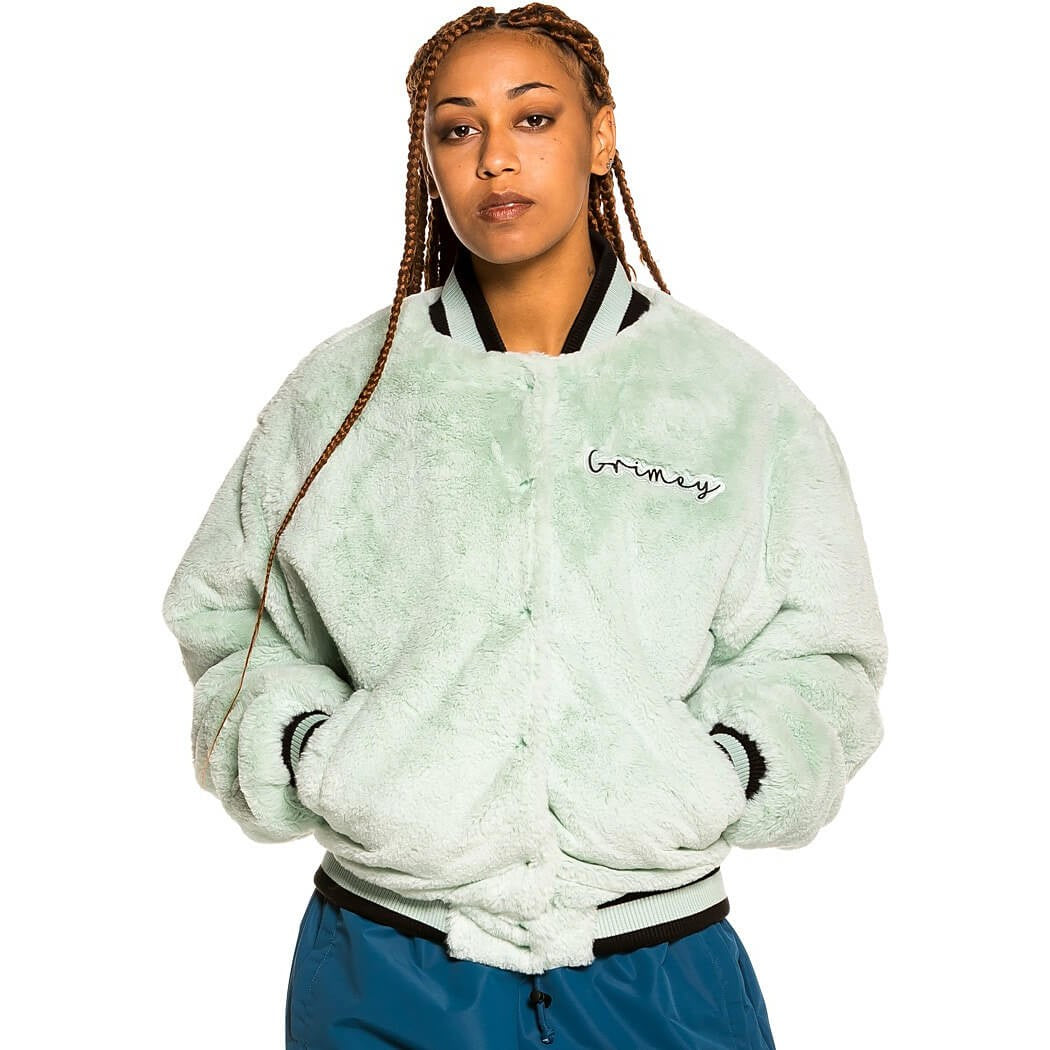 Grimey Singgang Junction Girl Fur Jacket Blue