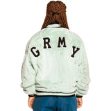 Grimey Singgang Junction Girl Fur Jacket Blue