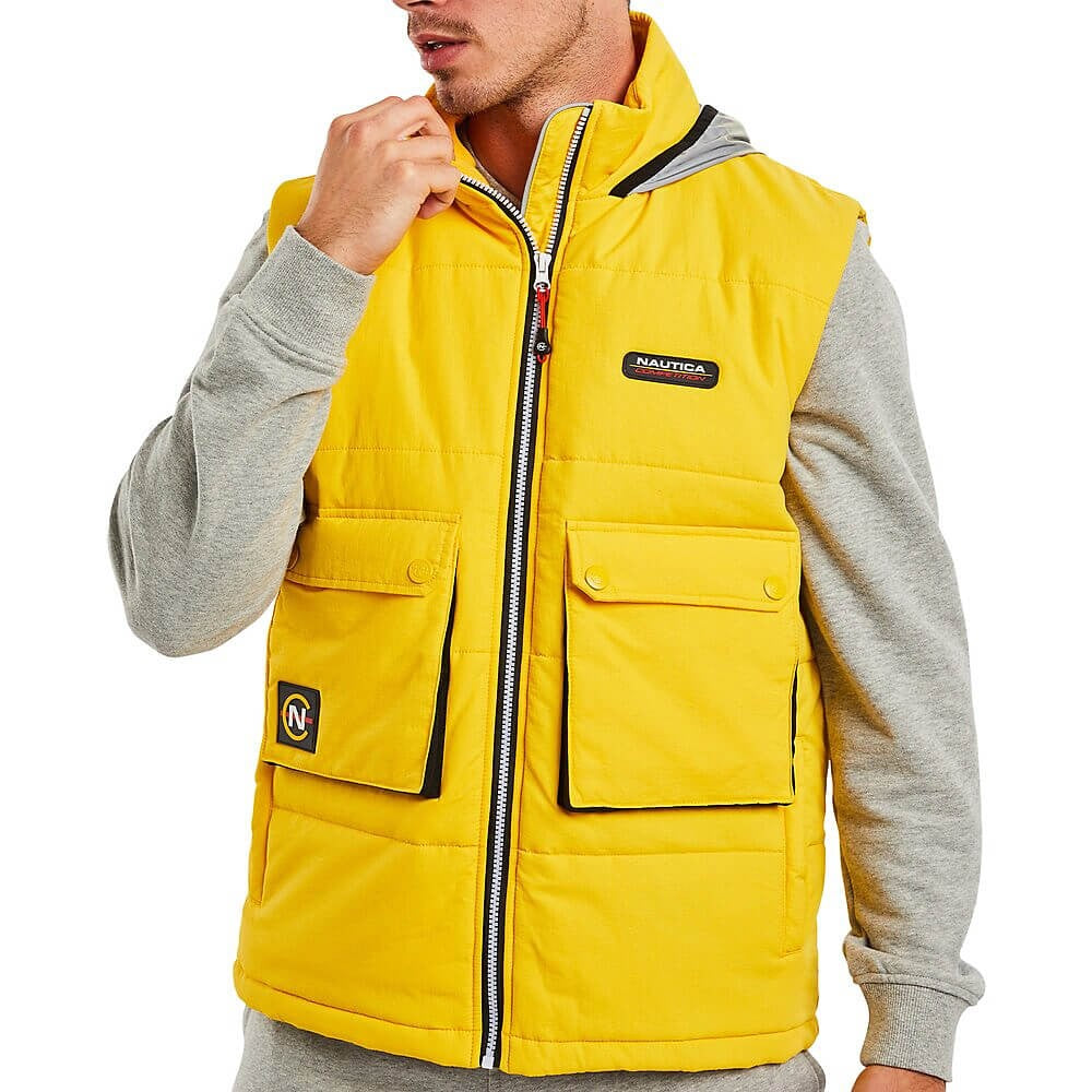 Nautica Dhow Padded Gillet Yellow