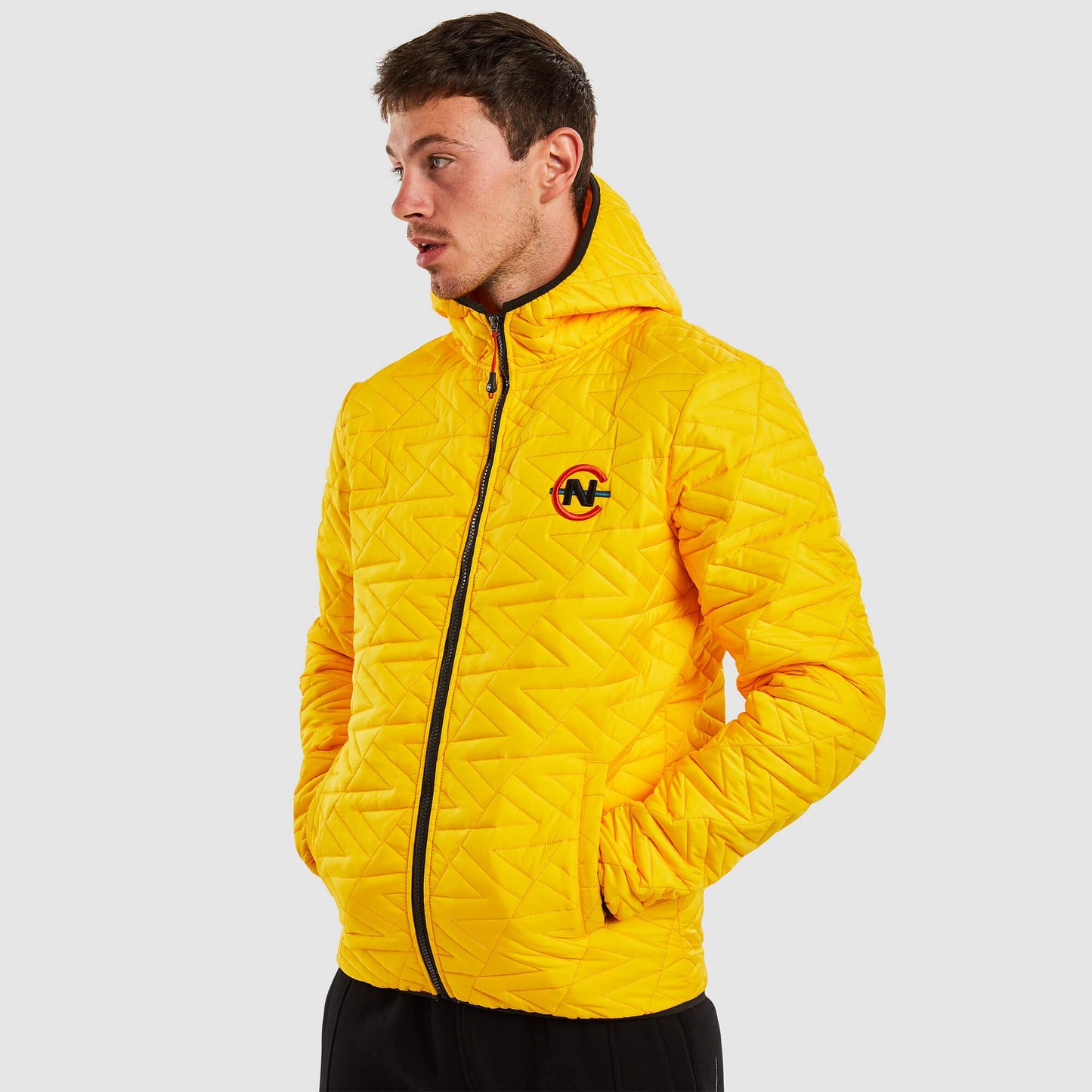 Nautica Corsair Quilted Jacket Yellow