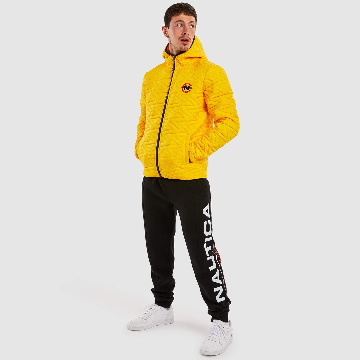 Nautica Corsair Quilted Jacket Yellow
