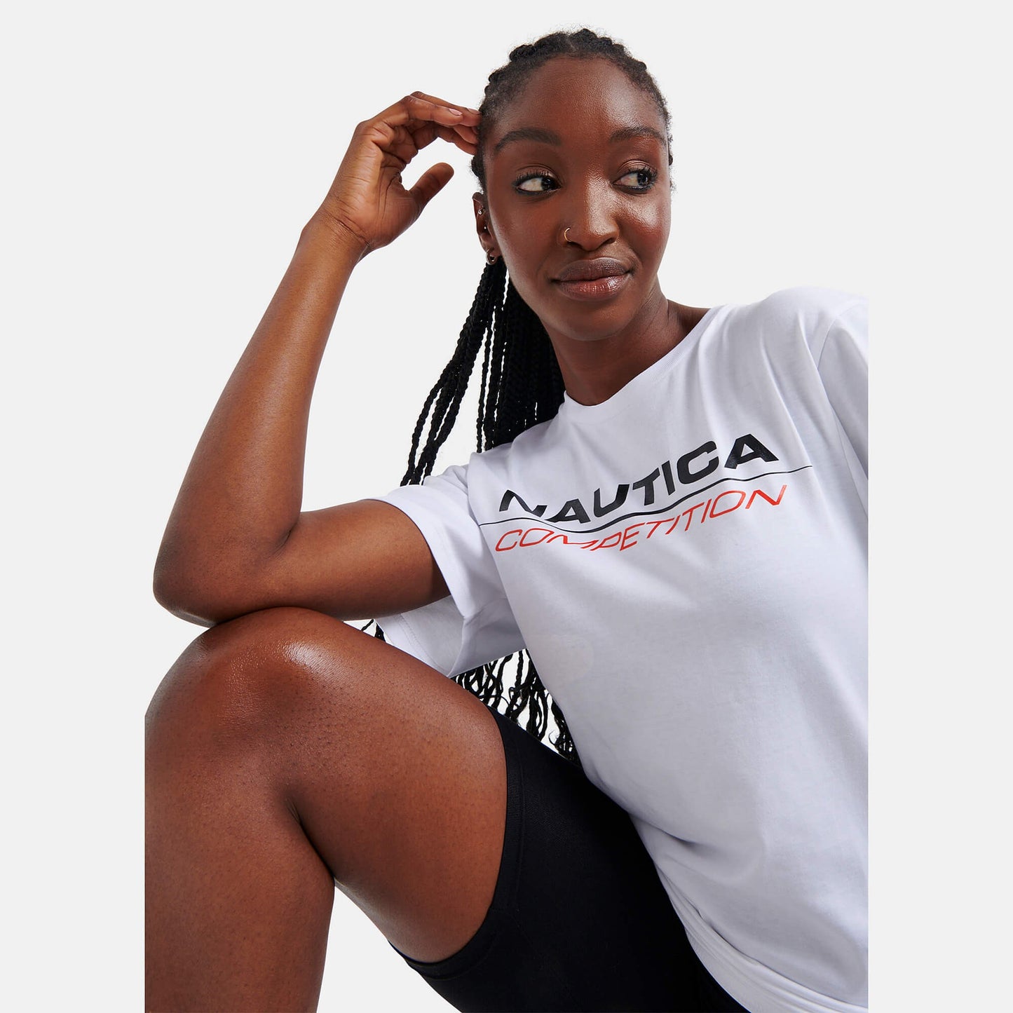 Nautica Nessa T-Shirt (Standard Fit) White
