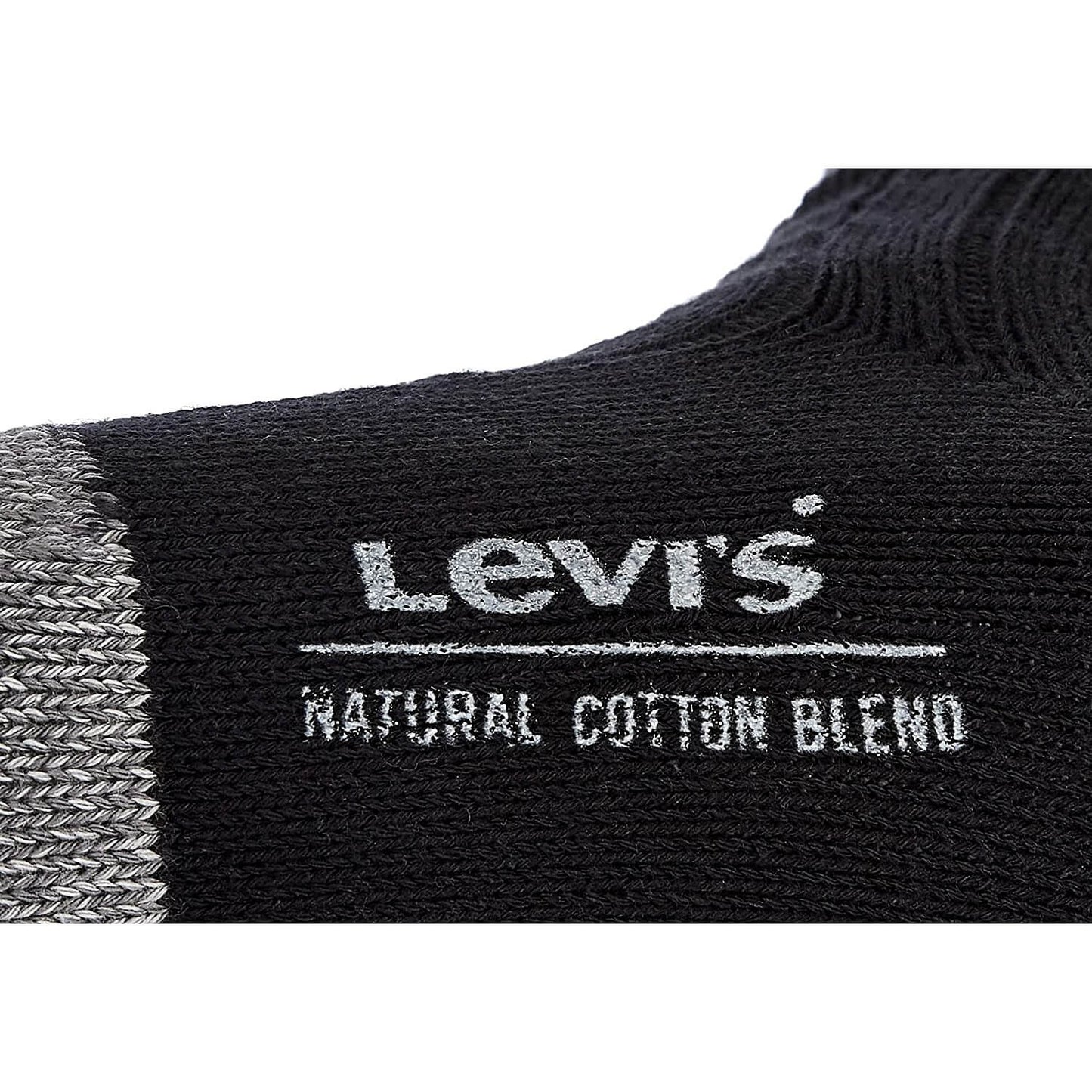 Levis Reg Cut Bootsock Mouline Colorblock Co 1P Black / Grey