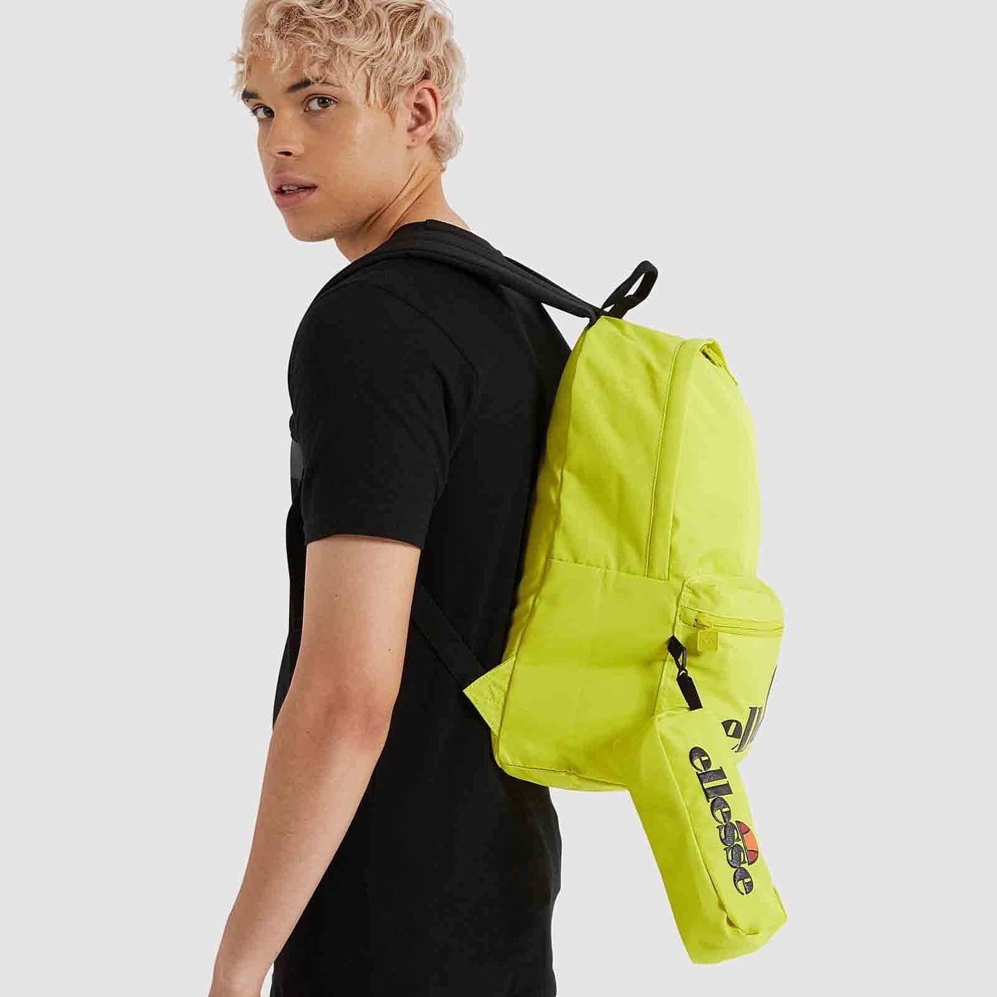 Batoh a peračník Ellesse Heritage Rolby Backpack + Pencil Case bledozelený