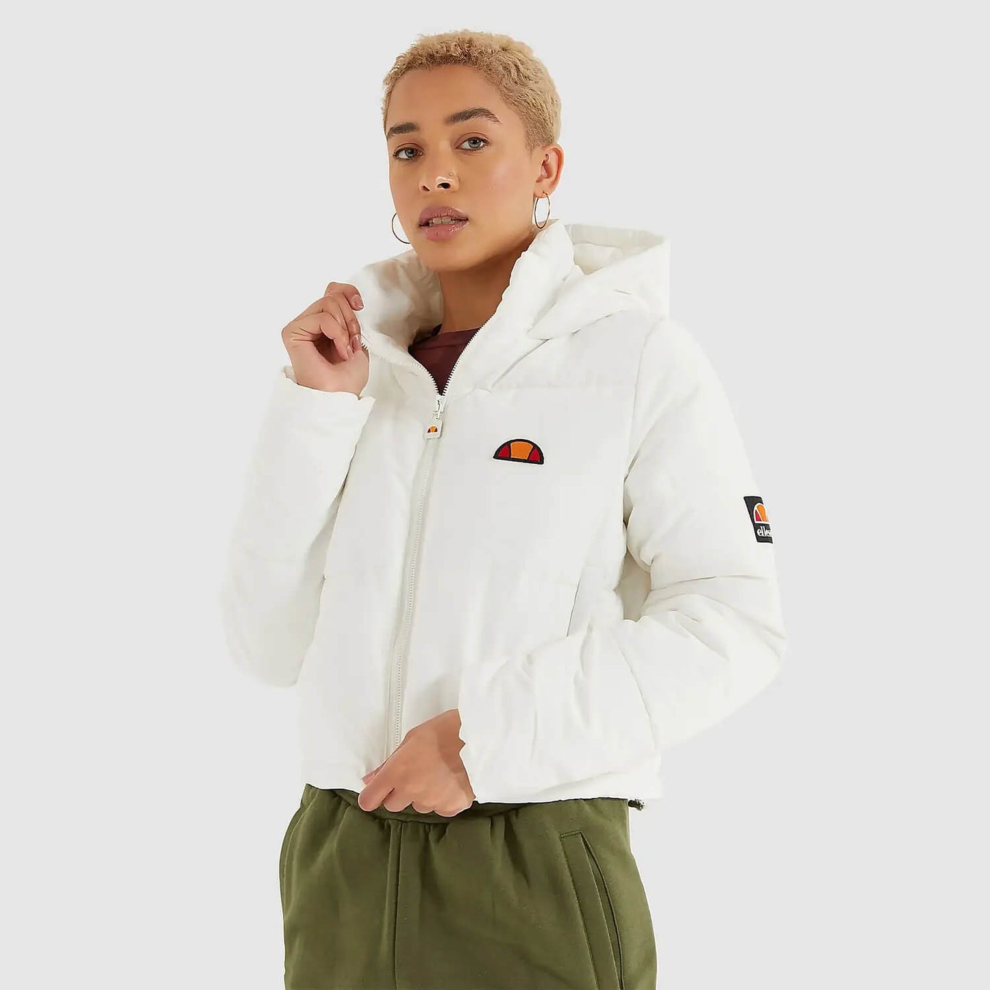 ELLESSE Parum Padded Jacket Off White