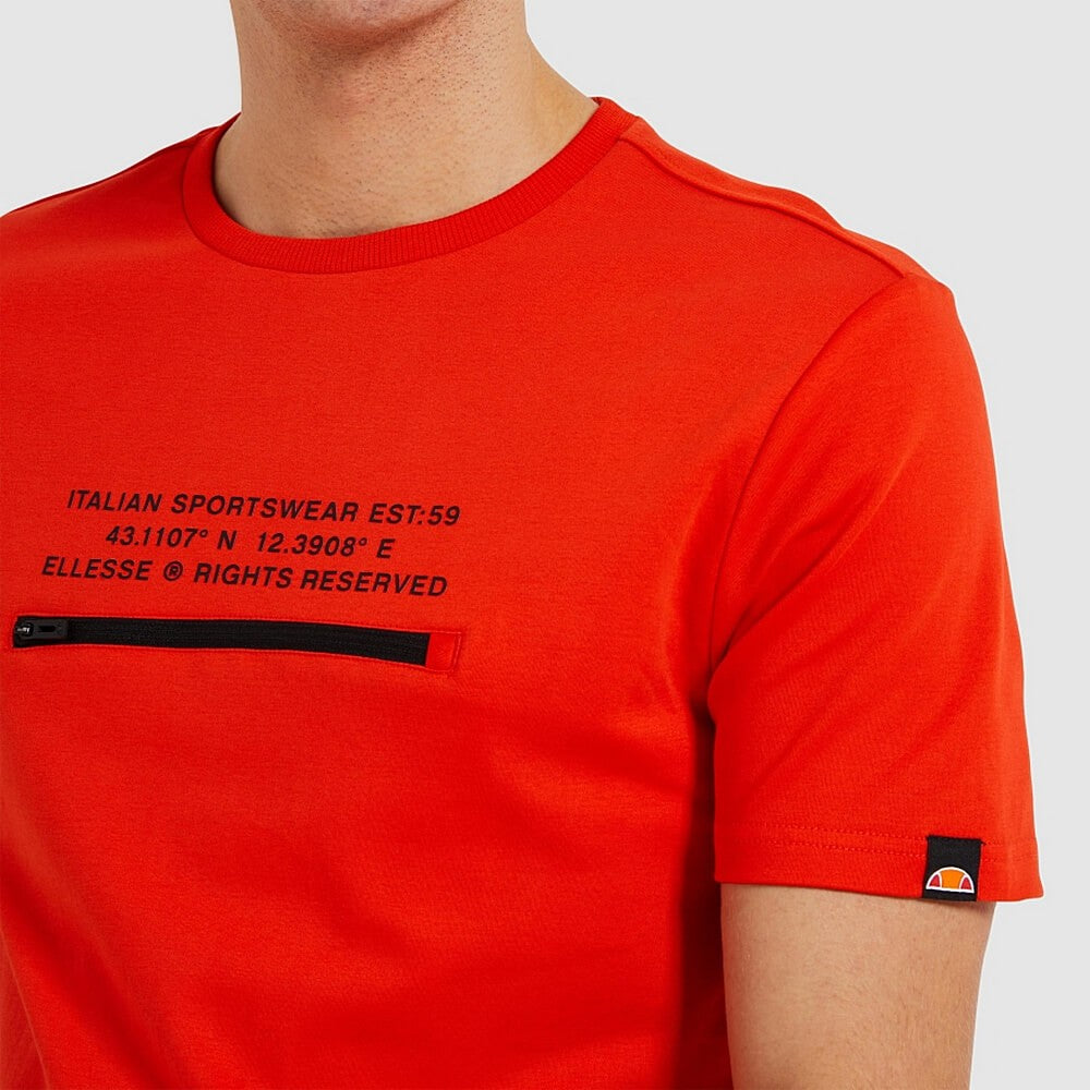 Ellesse Piedmont Tee Red