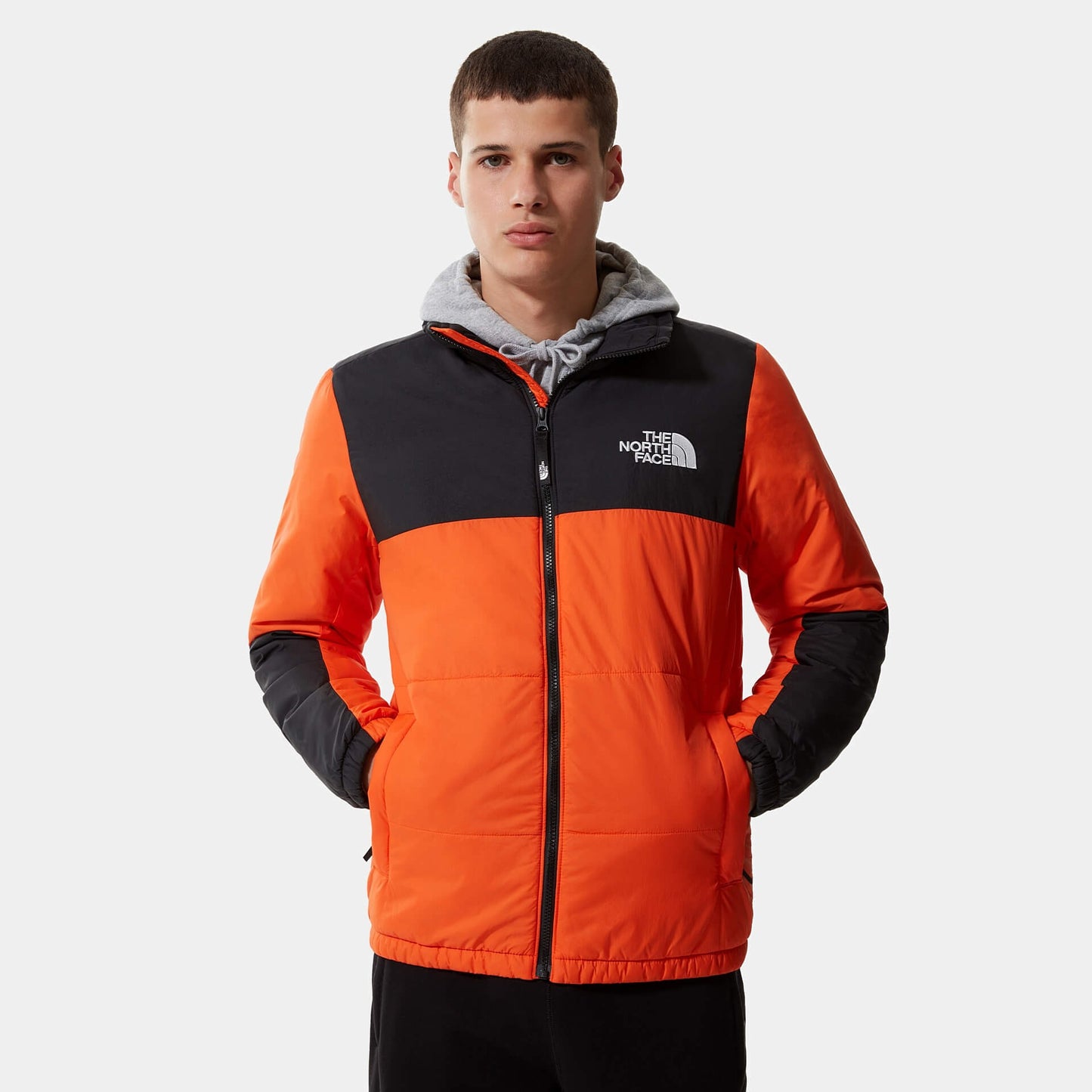 The North Face Gosei Puffer Jacket Red Orange
