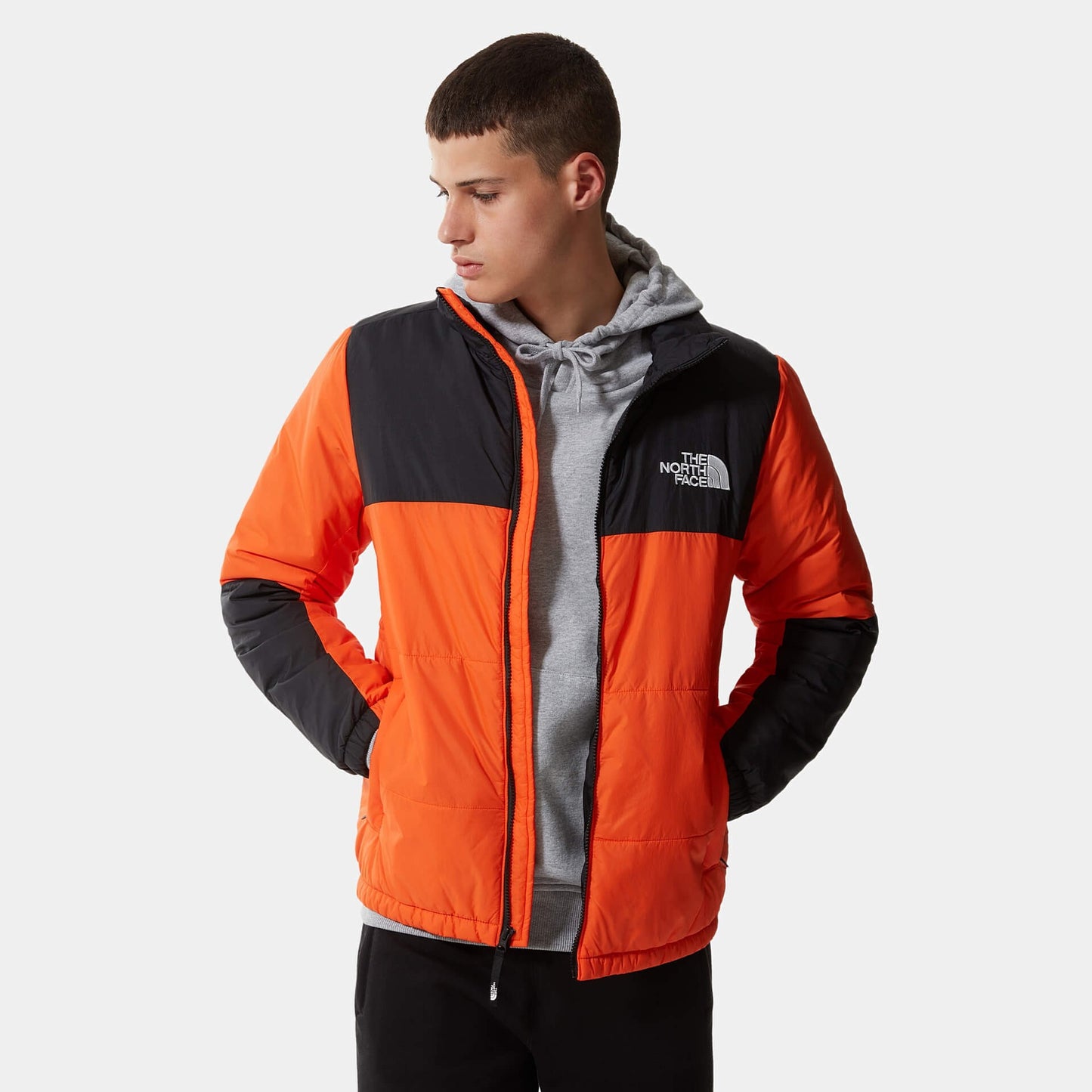 The North Face Gosei Puffer Jacket Red Orange