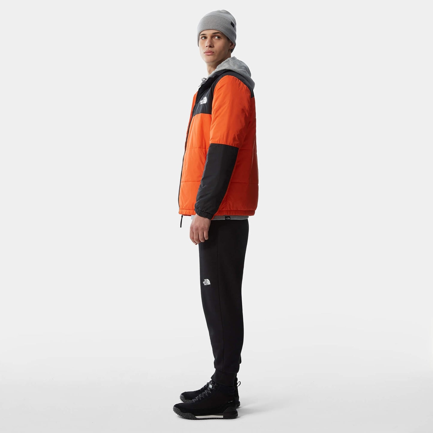 The North Face Gosei Puffer Jacket Red Orange