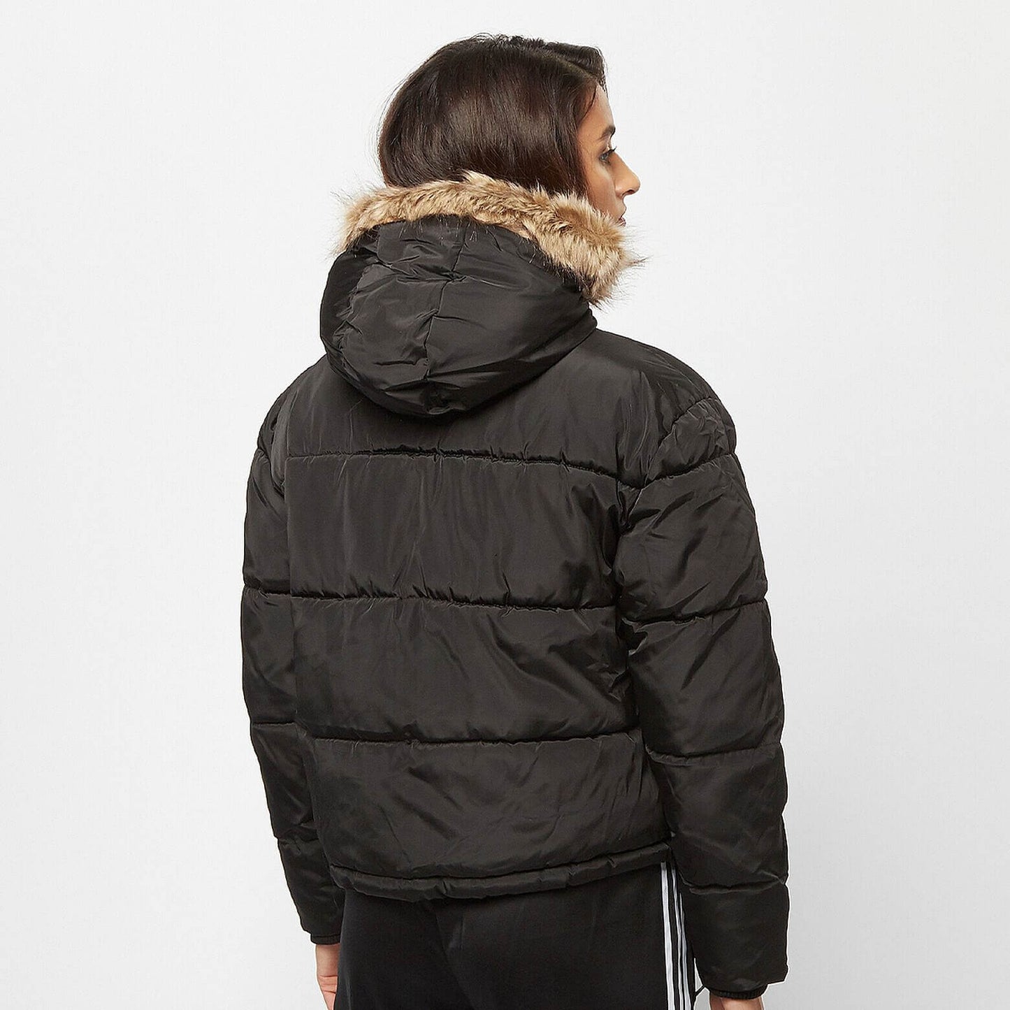 Karl Kani Retro Hooded Puffer Jacket Black
