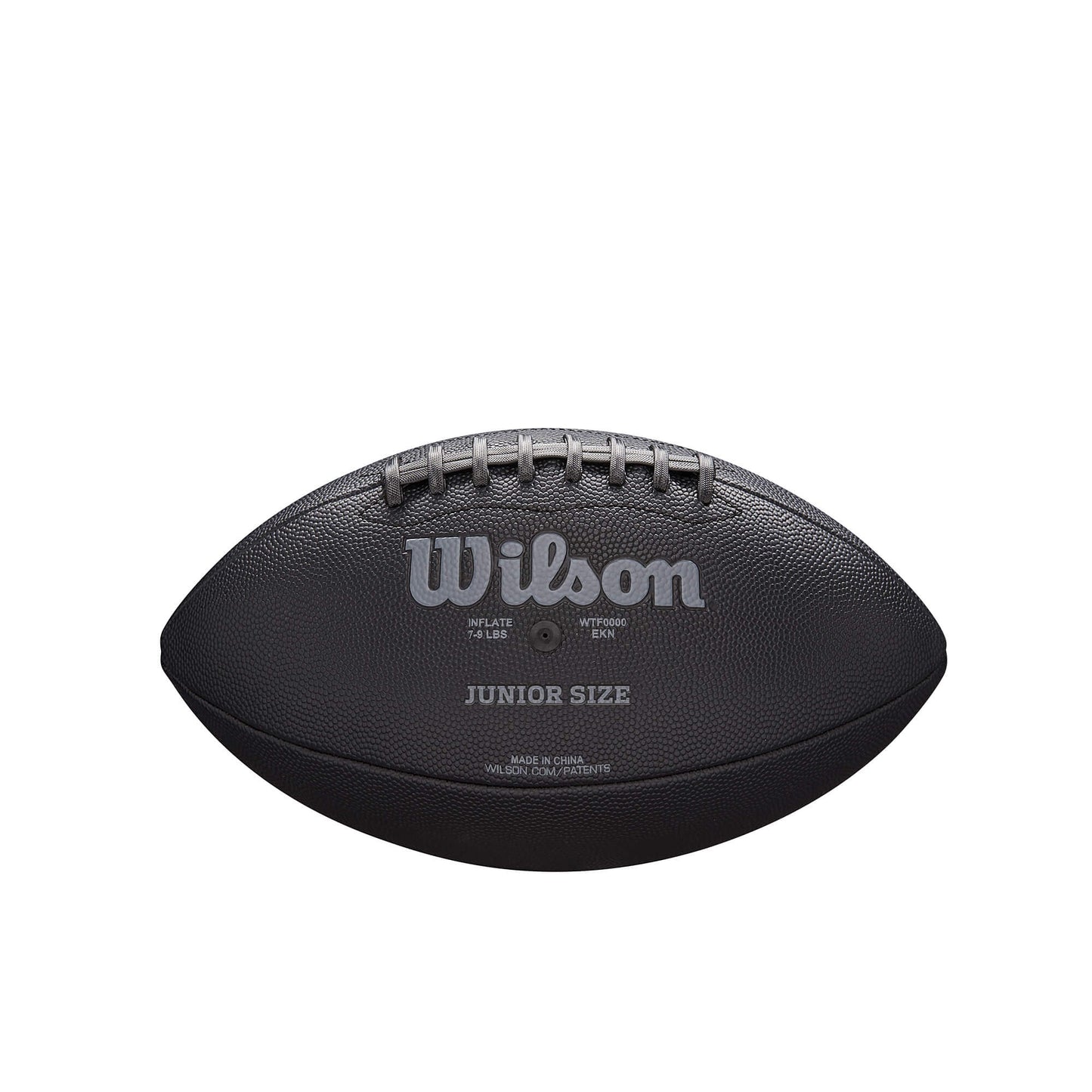 Wilson NFL Jet Black Junior Size Football Black
