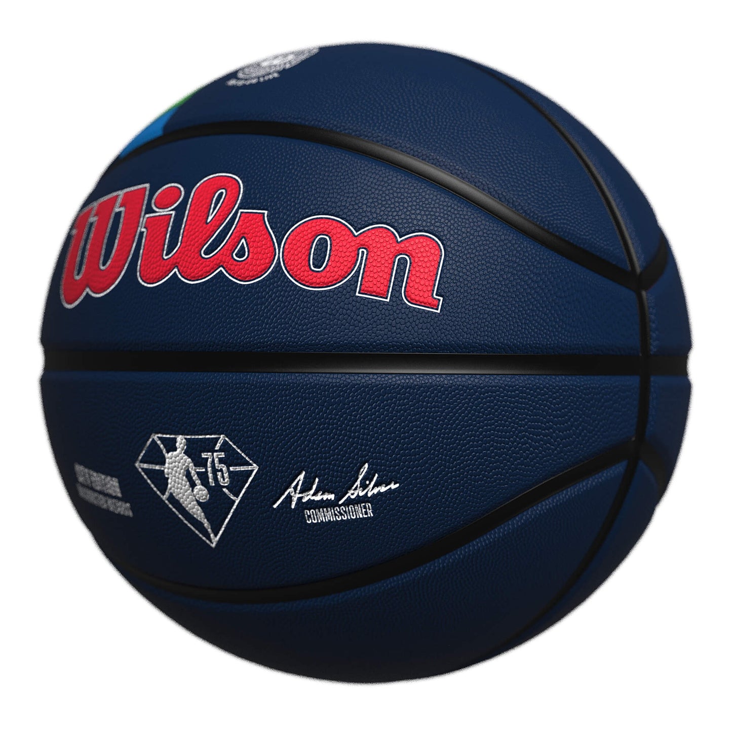 Wilson NBA Team City Collector Basketball Philadelphia 76Ers - Black (sz. 7)