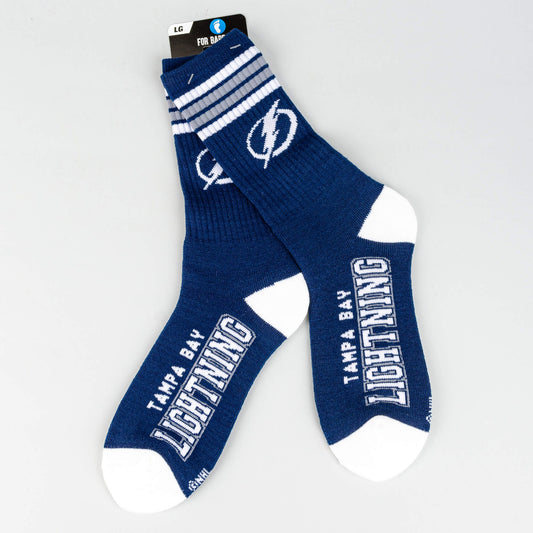 FBF Originals NHL Graphic 4-Stripe Deuce Socks Tampa Bay Lightning