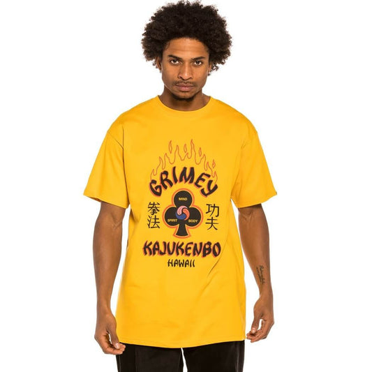 GRIMEY WEAR DESTROY ALL FEAR TEE YELLOW
