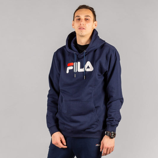 Mikina s kapucňou Fila Pure Hoody tmavomodrá