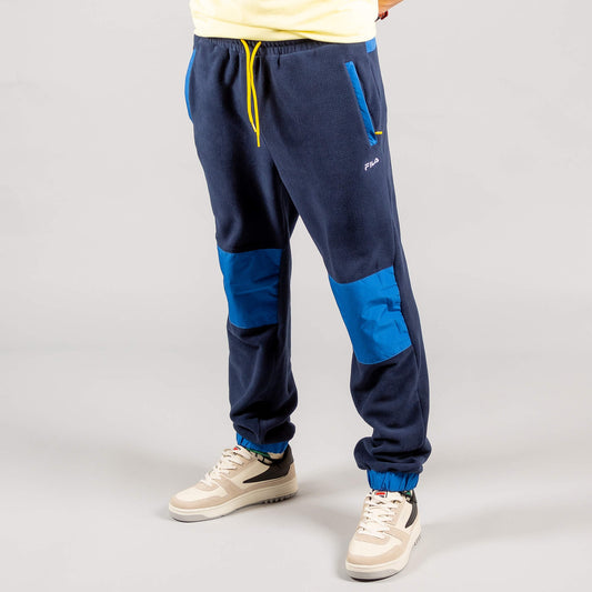 Tepláky FILA YVON fleece pants tmavomodré