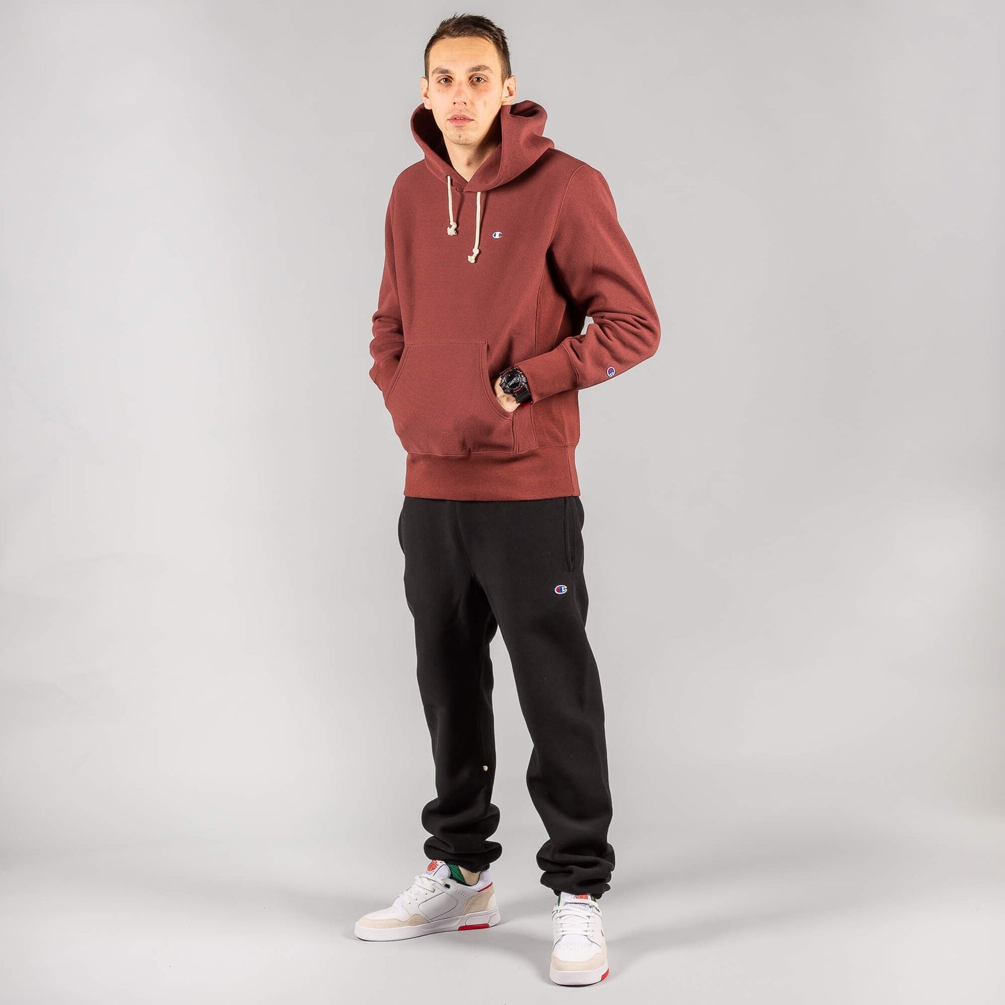Champion Premium RWSS 1952 Hooded Sweatshirt Bordeaux