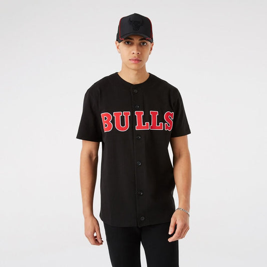 NEW ERA tričko NBA Outdoor utility bb jersey CHICAGO BULLS Black