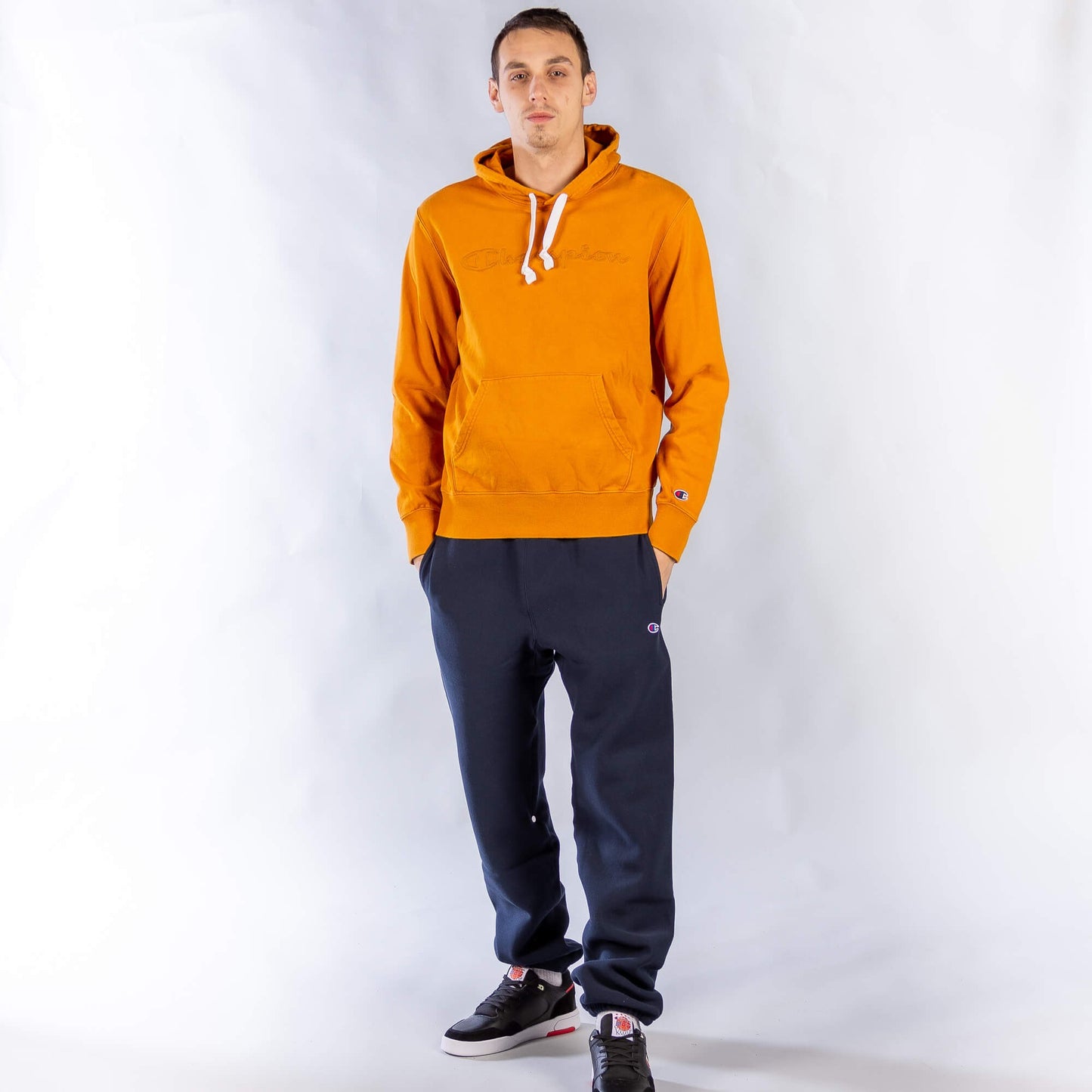 Champion Hooded Sweatshirt Dark Orange