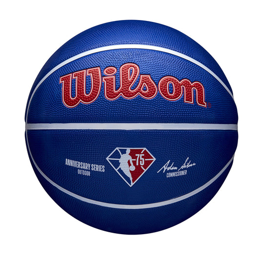 Basketbalová lopta Wilson NBA 75th (veľkosť 7) modrá