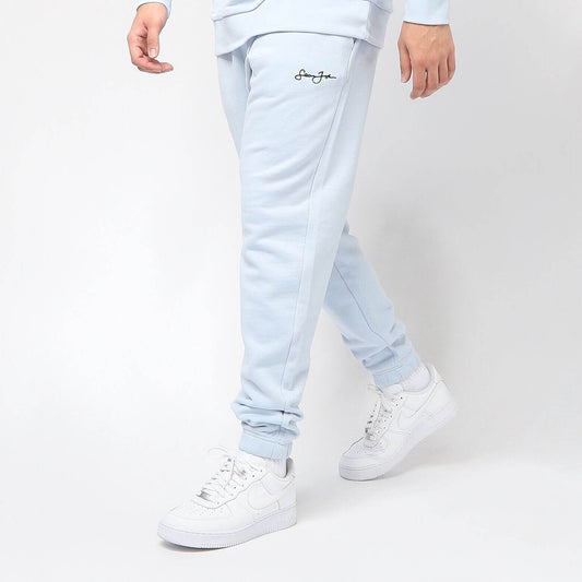 Sean John Script Logo Essential Pants light blue