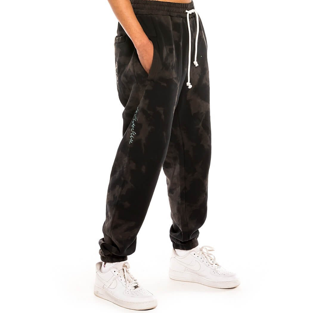 GRIMEY WEAR DAY DREAMER BLEACHED SWEATPANTS BLEACHED BLACK