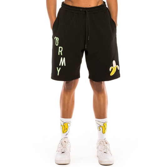 Grimey Wear Jungle Punch Sweatshorts Black