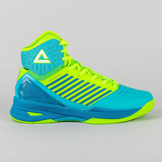 Basketbalové tenisky PEAK Basketball Shoes SOARING III HIGH Blue/Fluorescense Green