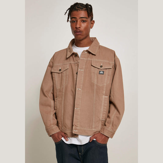 Southpole Script Cotton Jacket Warmsand