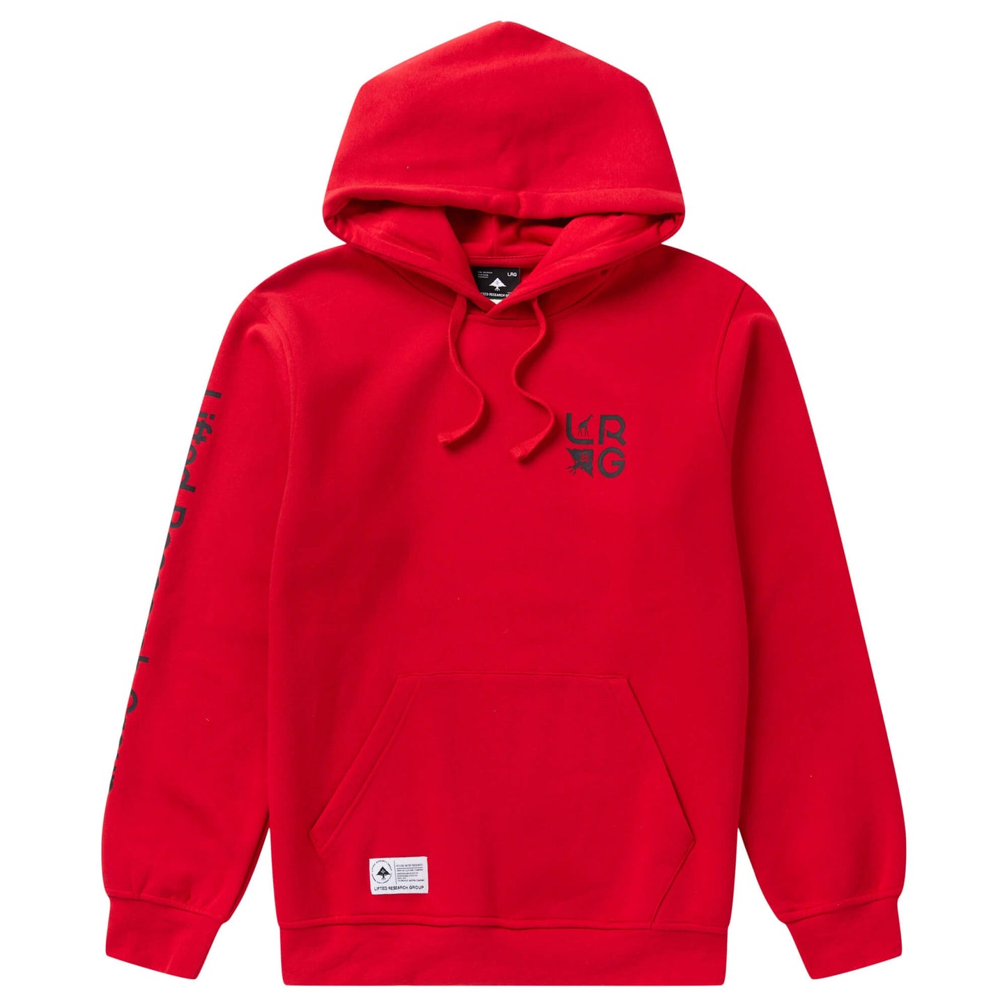 LRG STACKED MULTI LOGO POH RED
