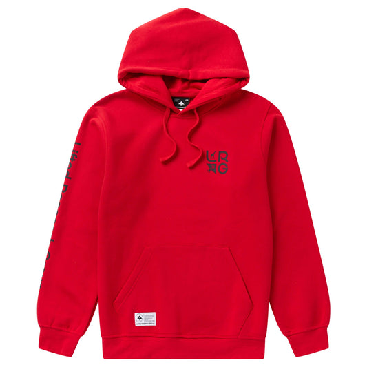 LRG STACKED MULTI LOGO POH RED