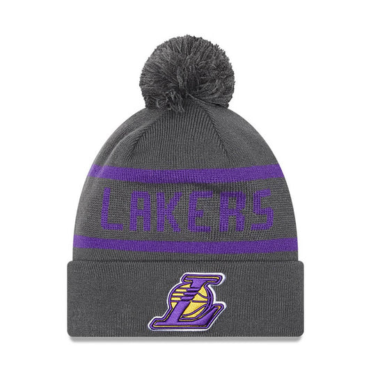 NEW ERA čiapka NBA Jake cuff knit LOS ANGELES LAKERS Grey