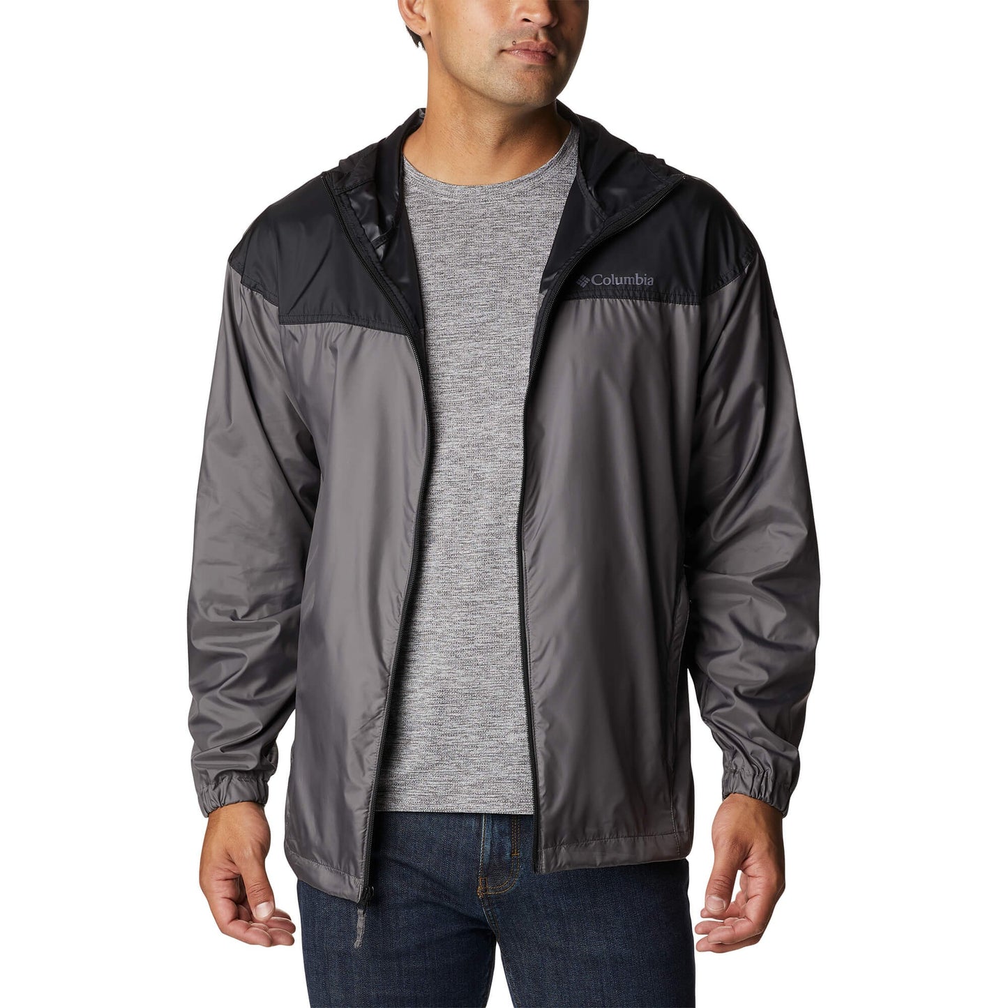 Columbia Flash Challenger™ Novelty Windbreaker City Grey / Black