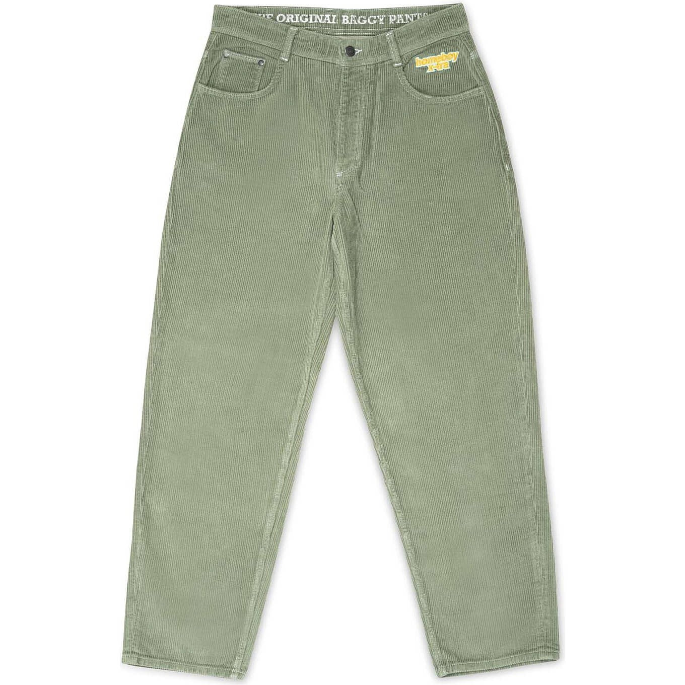 Homeboy x-tra BAGGY Cord pants OLIVE