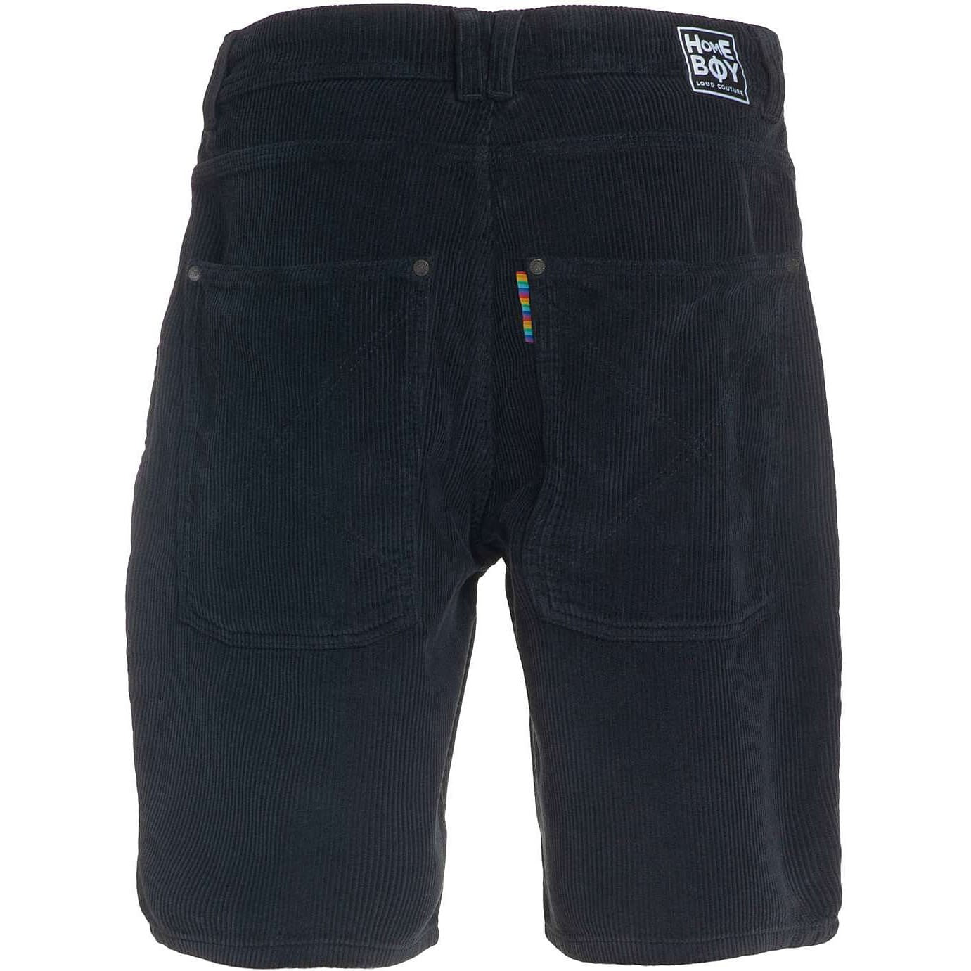 Homeboy X-Tra Baggy Cord Shorts Black